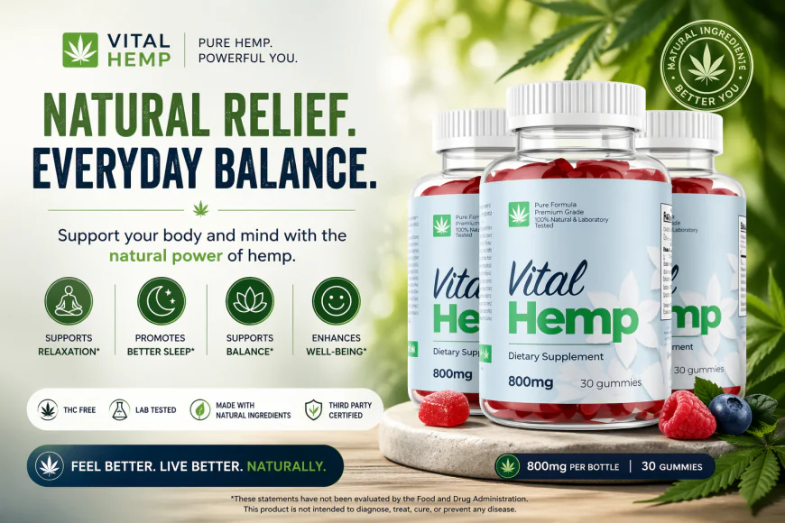 Vital Hemp Gummies: Unlock Better Sleep and Relaxation Instantly